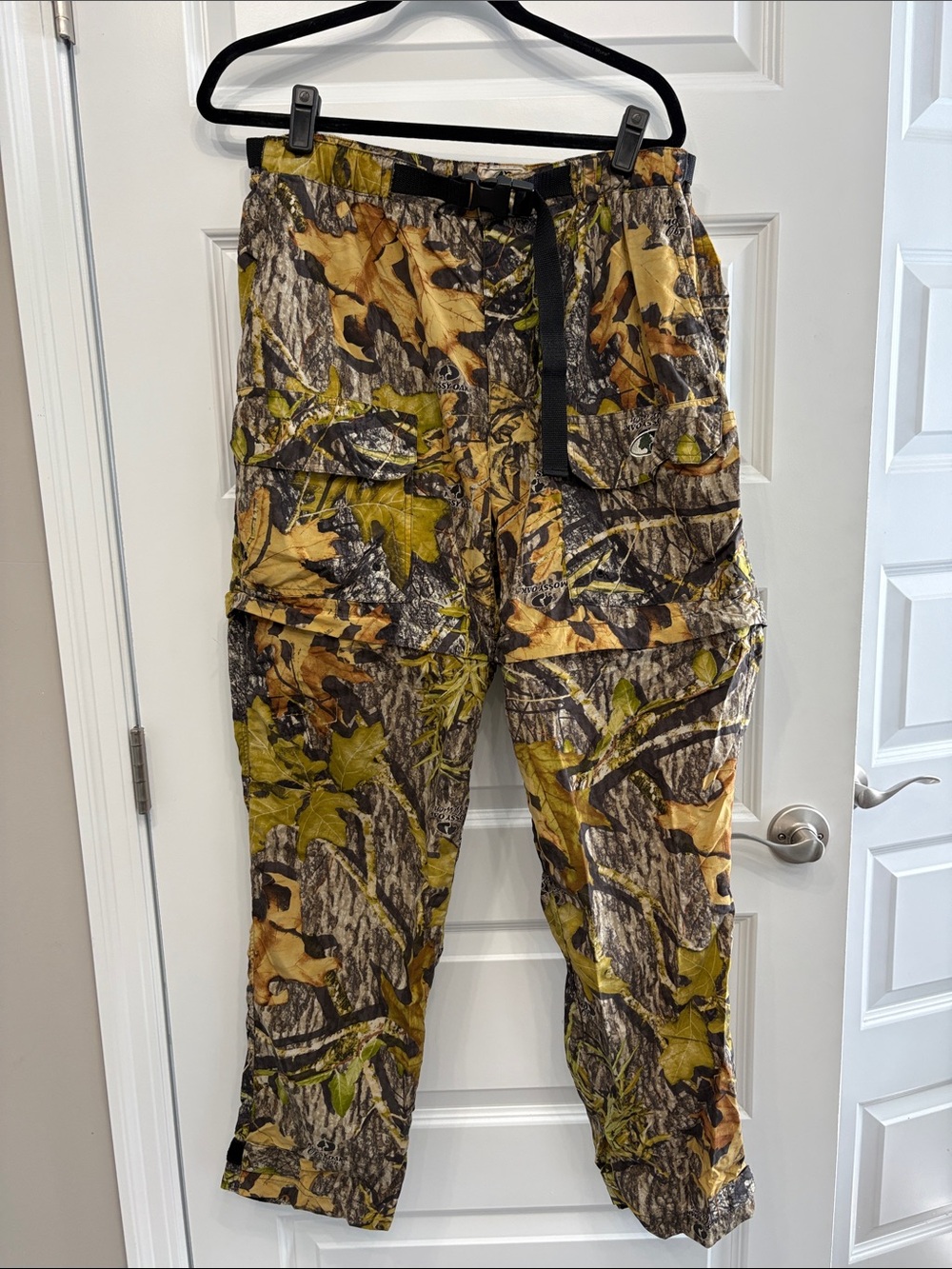 Mossy Oak Men's Camouflage Convertible Cargo Pants Green/Brown Camo
